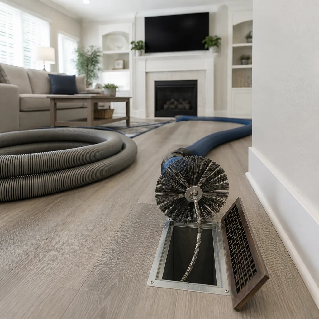 Whole-home duct cleaning